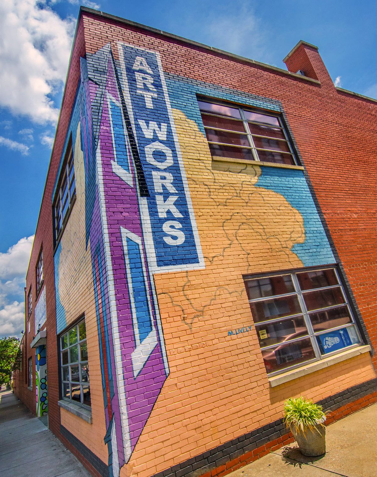 Art Works Studios and Galleries art center building.