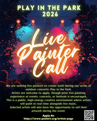Call for Live Painters: Play in the Park 2026