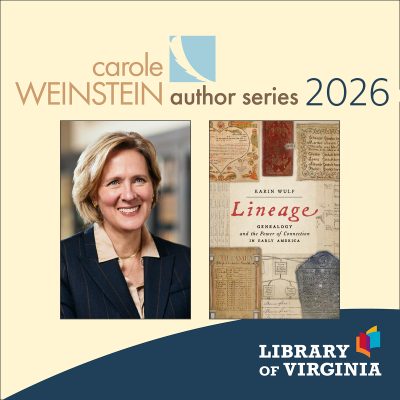 Weinstein Author Series – Karin Wulf | Lineage