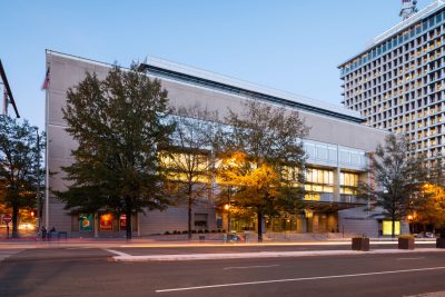 exterior of the Library of Virginia