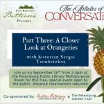 The Articles of Conversation: A Closer Look at Orangeries