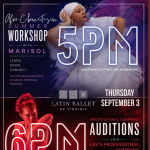Afro-Cuban Fusion Workshop + Professional Company Auditions