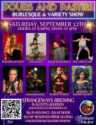 Pours and Pasties Burlesque and Variety Show