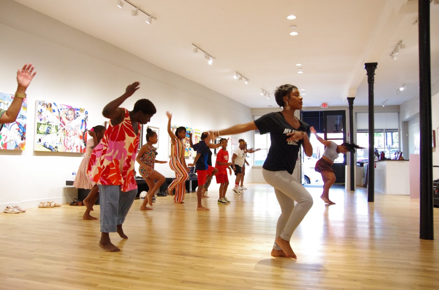 Gallery 5 - Kayla leading AfroFusion Flow Dance Class