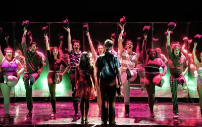 Stage photograph of performers from VCUarts 2026 Performance  "A Chorus Line"